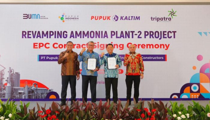 Pupuk Indonesia Dorong Pabrik Pupuk Lebih Efesien dan Ramah Lingkungan Lewat Revamping Pabrik Ammonia-2 PKT