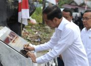 Presiden Tanda Tangani Tugu Pancasila Kampung Tanama