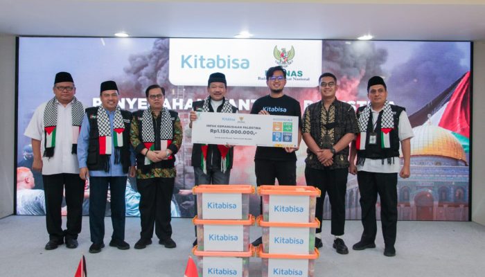 Kitabisa Salurkan Bantuan Kemanusiaan Palestina Rp1,150 Miliar Melalui BAZNAS RI