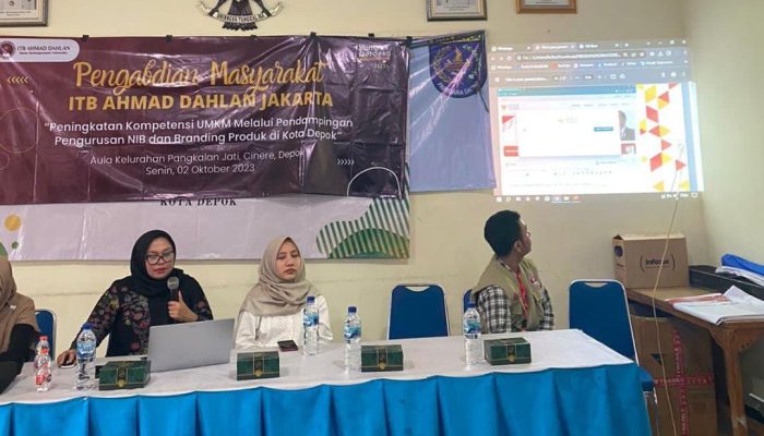 Dosen ITB-AD Jakarta Gelar Program Pengabdian Masyarakat di Kota Depok, Upaya Peningkatan Pelaku UMKM Kreatif, Inovatif & Kompetitif Dalam Berbisnis