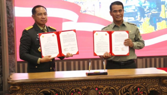 Kembalikan Swasembada Pangan dan Optimasi Lahan Tidur, Kementan-TNI Teken MoU