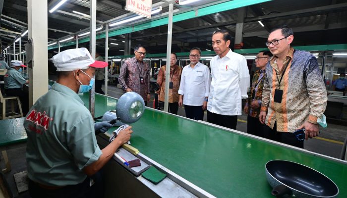 Pertahankan Produk Dalam Negeri, Presiden Apresiasi PT Maspion