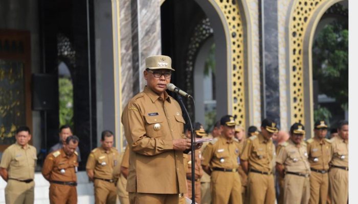 100 Hari Kinerja Pj Bupati Jombang & Pidato Apel Pagi Bersama Ribuan Pegawai Pemkab Jombang
