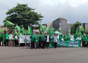 Meriahkan Harlah ke-51, Para Caleg PPP Turun ke Jalan