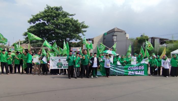 Meriahkan Harlah ke-51, Para Caleg PPP Turun ke Jalan