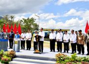 Presiden Resmikan Rekonstruksi Jaringan Irigasi Gumbasa