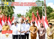 Tingkatkan Akses dan Produktivitas, Presiden Resmikan Jalan Inpres di Gorontalo