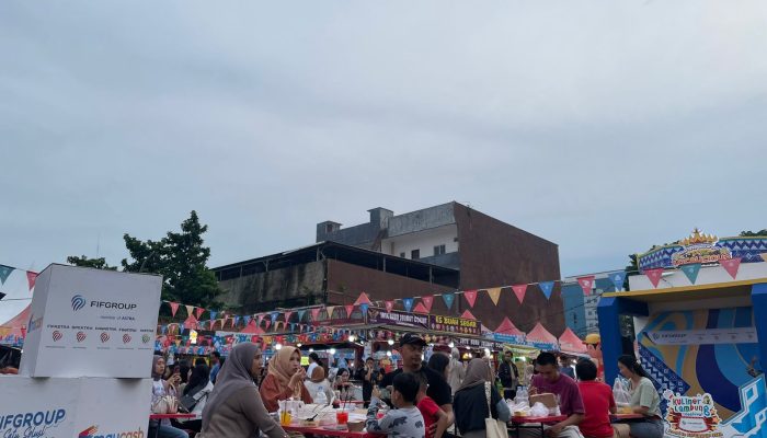 Maucash Ramaikan Kuliner Lampung Festival dalam Ulang Tahun ke-35 FIFGROUP