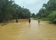 Banjir di Nagan Raya Berangsur Surut