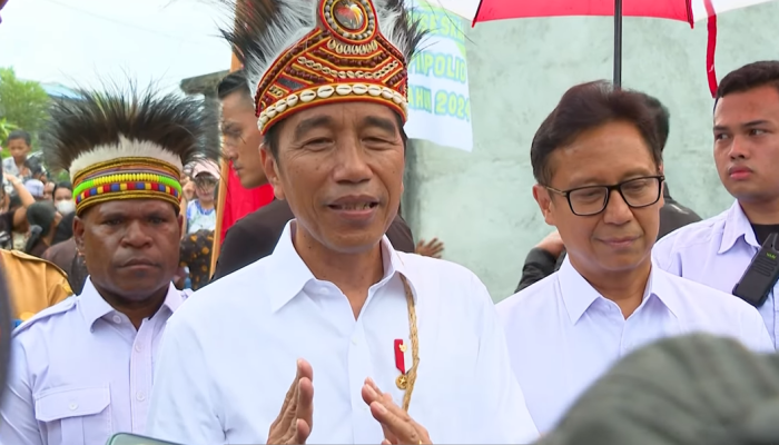 Jokowi Tinjau Pekan Imunisasi Nasional di Jayapura