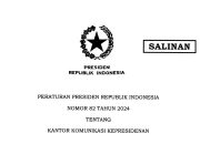 Pemerintah Terbitkan Perpres 82/2024 Terkait Kantor Komunikasi Kepresidenan