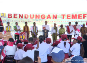 Presiden Jokowi Resmikan Bendungan Temef