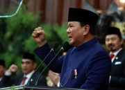 Pidato Perdana, Prabowo Subianto Ajak Hadapi Tantangan dengan Keberanian