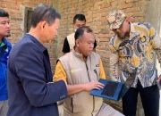 BNPB Uji Coba Alat Peringatan Dini Bencana Banjir Bandang Marapi