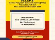 71 Peserta Lolos Administrasi Seleksi Calon Anggota KPID Jatim