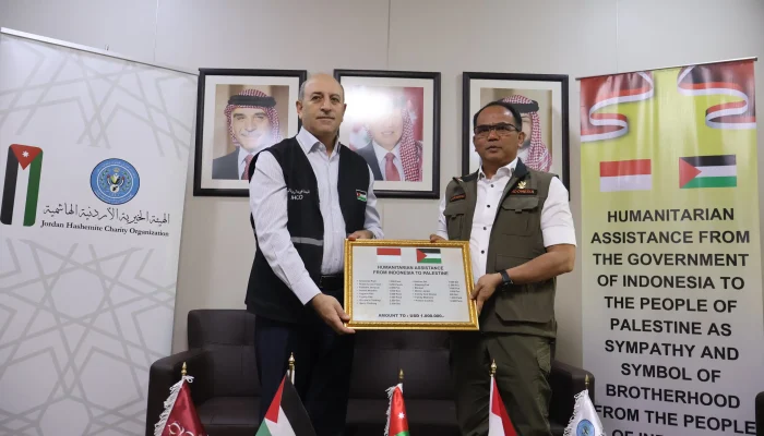 Bantuan Kemanusiaan Pemerintah Indonesia untuk Palestina Tiba di Yordania