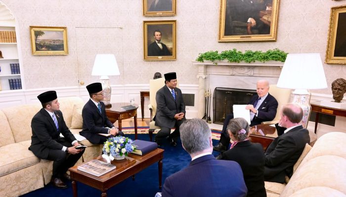Presiden Prabowo Bertemu Joe Biden di Gedung Putih