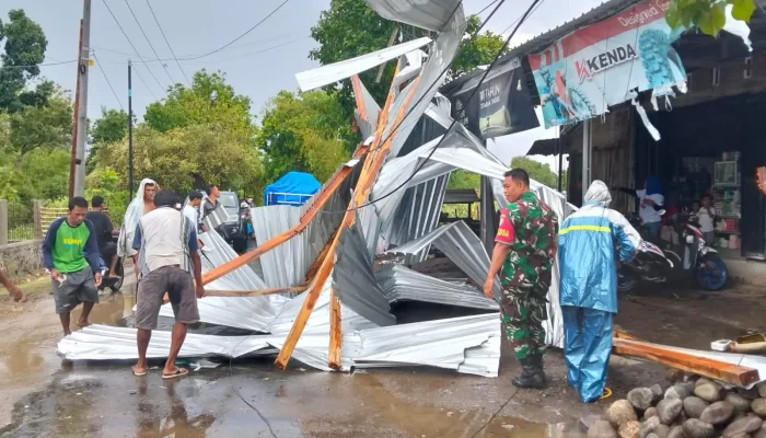 Angin Kencang Melanda Kabupaten Bima, 71 Kepala Keluarga Terdampak