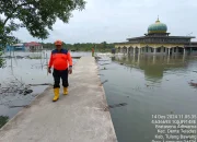 Banjir Rob di Kabupaten Tulang Bawang Berangsur Surut