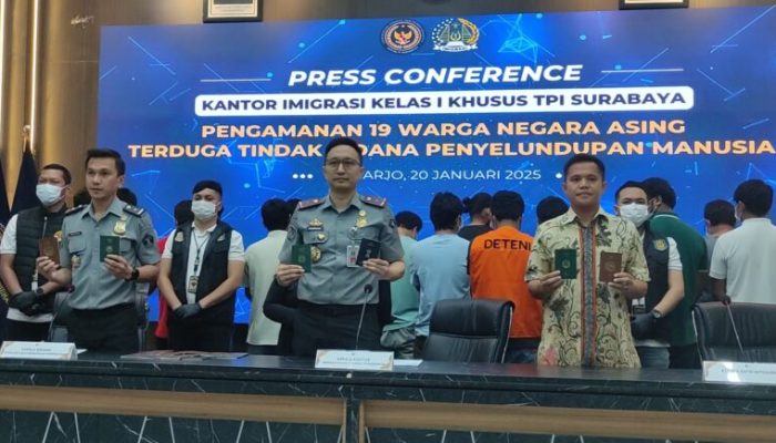 Penyelundupan 17 WNA Nepal Tujuan Eropa Berhasil Digagalkan Imigrasi Surabaya