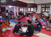 Jumlah Pengungsi Erupsi Gunung Ibu Meningkat