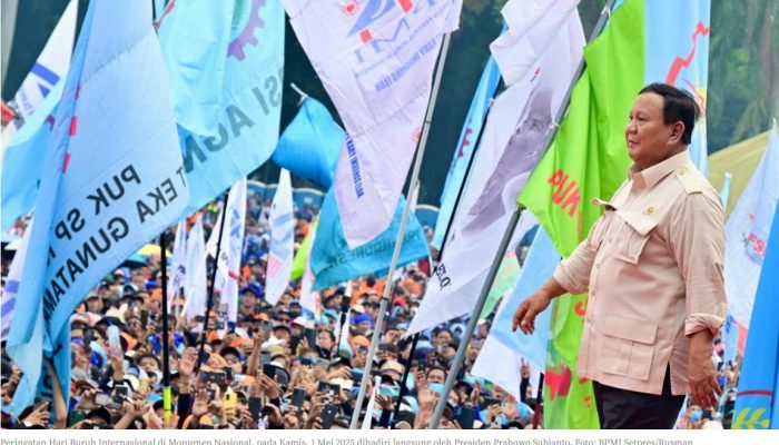 Prabowo Rayakan May Day, HMI UI Wanti-wanti Transaksi Politik di Balik Layar