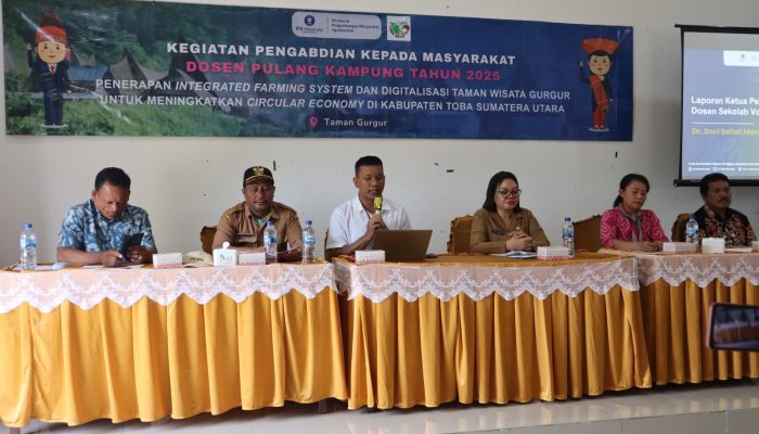 ‎Dosen IPB Pulang Kampung: Inovasi Pertanian dan Digitalisasi Wisata untuk Circular Economy di Toba ‎