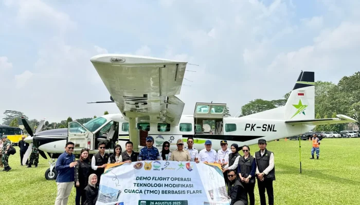 BMKG, DPN, dan Pindad Uji Coba Sistem Modifikasi Cuaca Berbasis Suar di Lampung