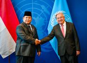 Bahas Sinergi Atasi Tantangan Global, Presiden Prabowo Bertemu Sekjen PBB