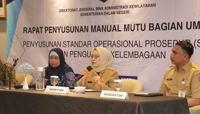 Ditjen Bina Adwil Dorong Penyusunan Manual Mutu untuk Wujudkan Good Governance