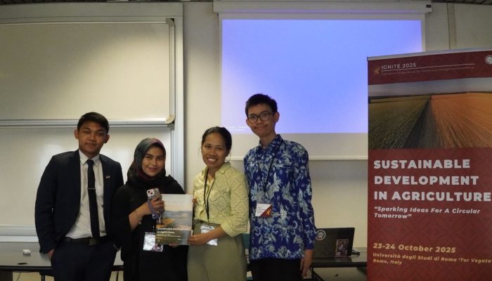 Mahasiswa Indonesia Paparkan Policy Brief untuk Duta Besar di Roma