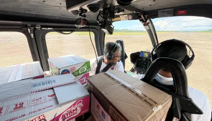 Sebanyak 4,1 Ton Bantuan Lewat Udara Menuju Wilayah Terdampak Sumbar