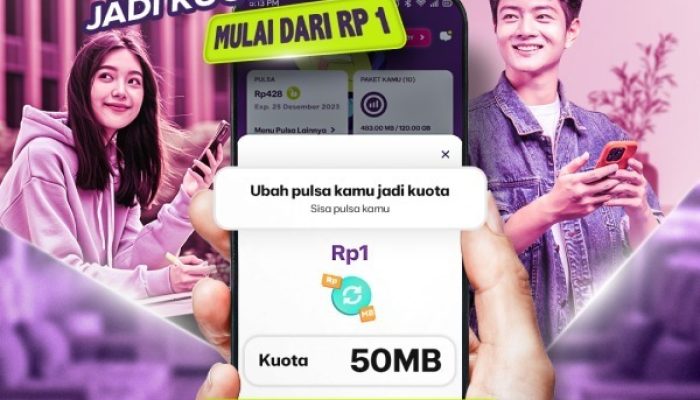 AXIS Hadirkan Fitur Convert Pulsa, Optimalkan Sisa Saldo Pelanggan Menjadi Kuota Utama