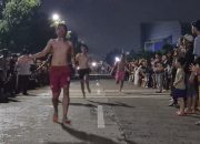 Cegah Tawuran Ramadan, Polsek Cimanggis Fasilitasi Balap Lari Resmi di Terminal Jatijajar