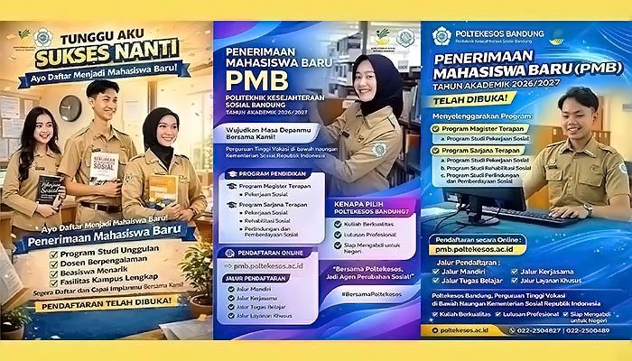 Poltekesos Bandung Resmikan Pendaftaran Mahasiswa Baru, Simak Syaratnya Disini!