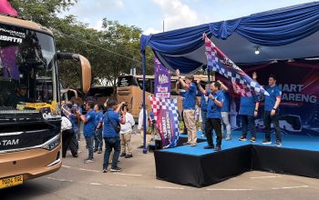 Mudik Gratis Pertama Pasca Merger, XLSMART Berangkatkan 700 Pemudik