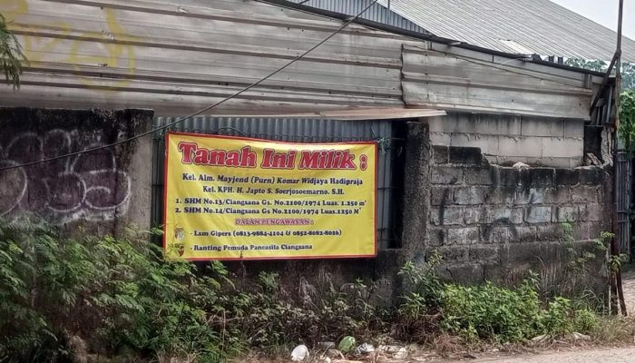 Pencopotan Plang di Gunung Putri Bogor Jadi Sorotan, Ahli Waris Bilang Gini
