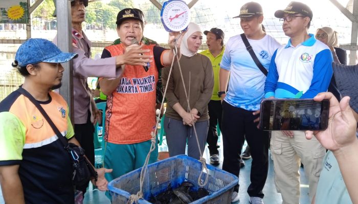 Kolaborasi Depok-Jakarta Timur Bersihkan Setu Pedongkelan, 65 Kilogram Ikan Sapu-sapu Diangkat