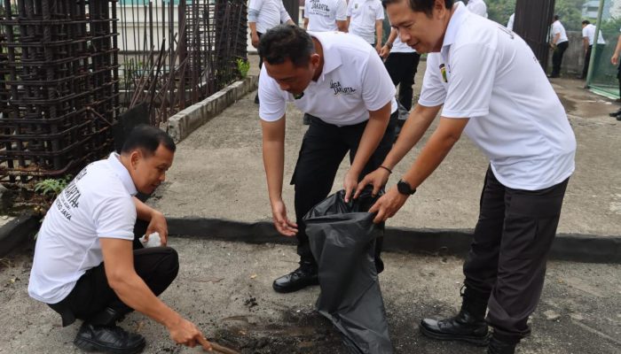 Polres Metro Depok Canangkan Gerakan Jaga Jakarta Asri, Dorong Budaya Pilah Sampah