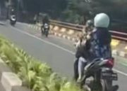 Emak-emak Terobos Jalur Berlawanan di Juanda Depok, Polisi Lakukan Pencarian
