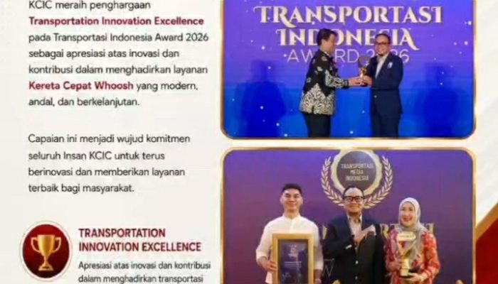 KCIC Raih Award Transportation Innovation Excellence 2026